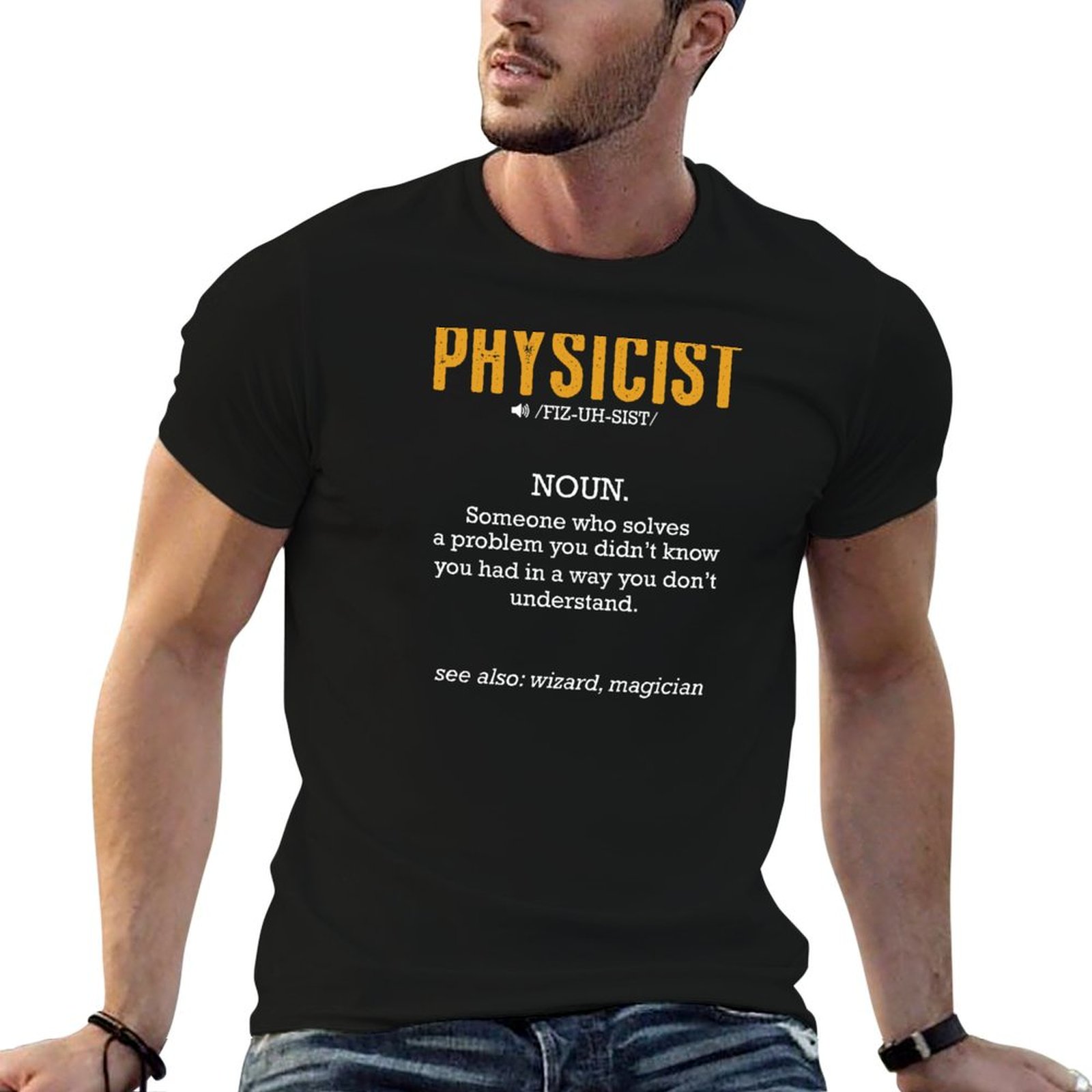Street Fashion Definition - 物理学者の定義科学研究面白いオタクオタクTシャツストリートファッションカジュアルTシャツ