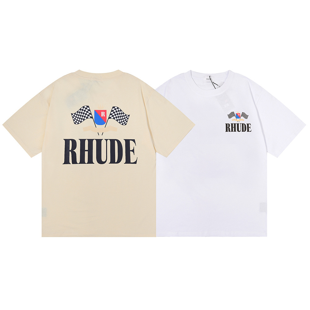 Street Fashion Brand Logo - 新しいファッションブランドのロゴ入りレタープリントTシャツ、カジュアルでゆったりとした半袖、ラウンドネック、純綿、ハイストリートスタイル、シティウォーク、デイリー...