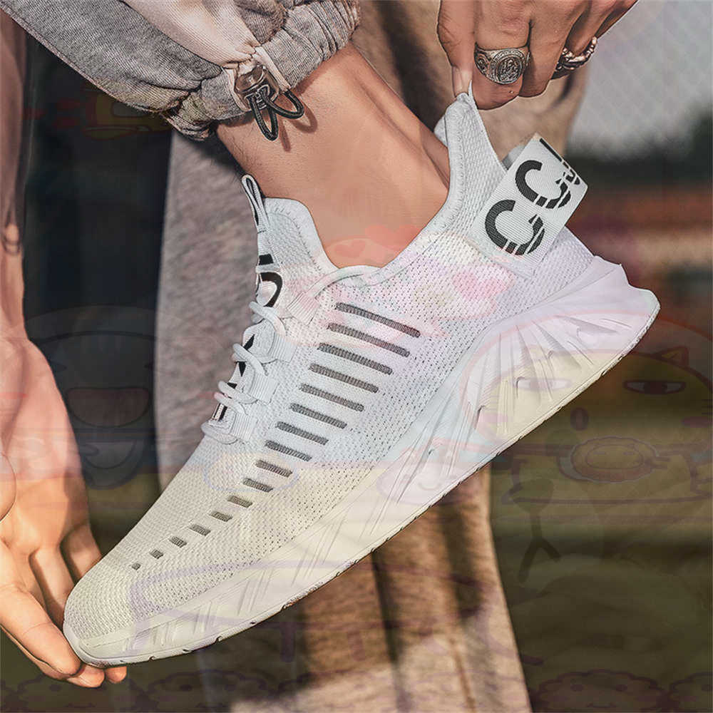Street Fashion Vietnam - 秋-春番号 46 メンズ春秋スニーカーテニス陸上競技ヒョウの靴男性スポーツスニーカーハンドメイドスニーカー
