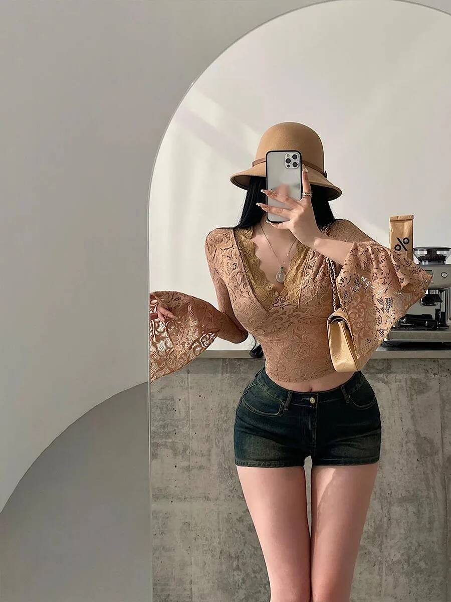韓国マンガホットガールセクシータイトストレッチカウボーイショ - Street Fashion Korean Girl のレビューと価格
