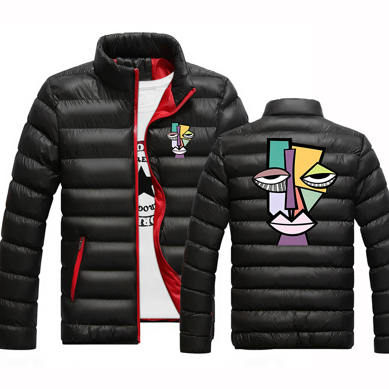 2026 メンズピカソスタイルキュビストグラフィックロゴプリ - Street Fashion Brand Logo のレビューと価格