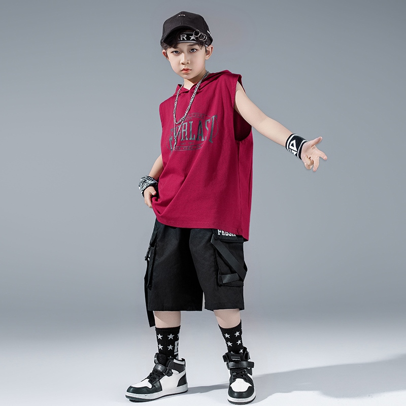 ストリートダンスパフォーマンススーツ用男の子ヒップホップオー - Street Fashion For Boy のレビューと価格