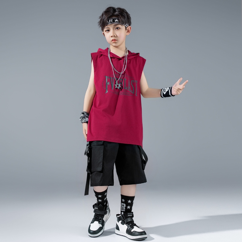 ストリートダンスパフォーマンススーツ用男の子ヒップホップオー - Street Fashion For Boy のレビューと価格