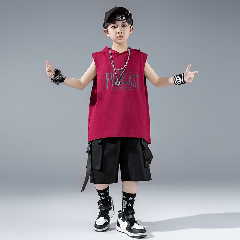 ストリートダンスパフォーマンススーツ用男の子ヒップホップオー - Street Fashion For Boy のレビューと価格