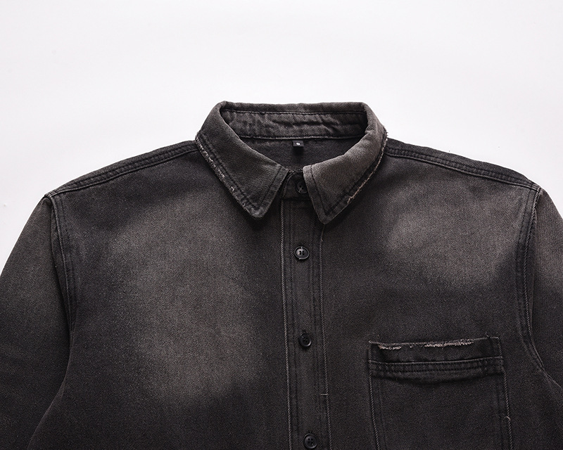 メンズハイストリートリップドジーンズジャケットファッションス - Street Fashion Jeans のレビューと価格