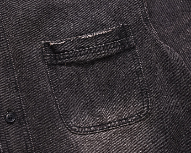 メンズハイストリートリップドジーンズジャケットファッションス - Street Fashion Jeans のレビューと価格