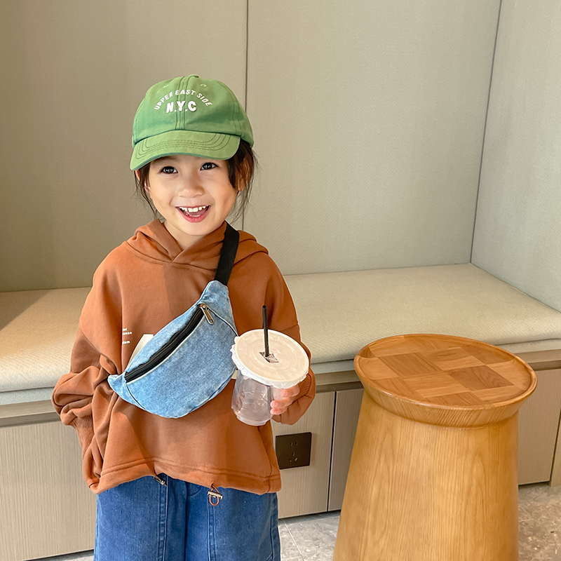 ファッションデニム子供用ウエストバッグ、レジャー、男の子と女 - Street Fashion For Boy のレビューと価格