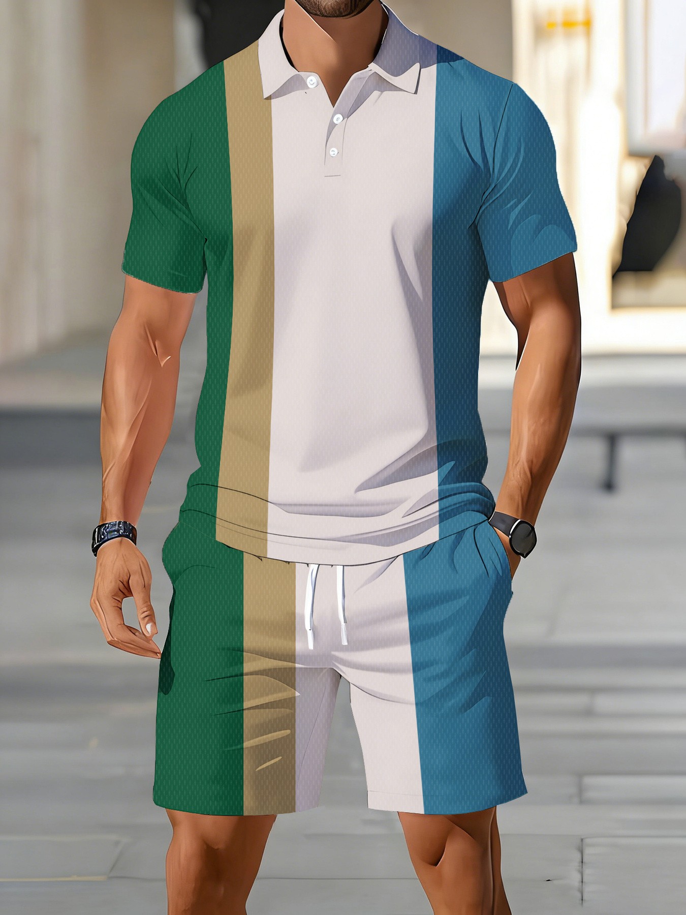 2026年夏新作メンズポロシャツセット - ストリートカジュ - Street Fashion For 2026 のレビューと価格