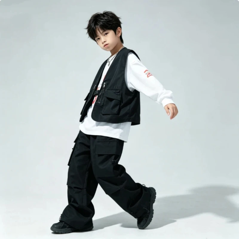 ストリートダンス衣装男の子女の子ヒップホップジャズダンス衣装 - Street Fashion For Boy のレビューと価格