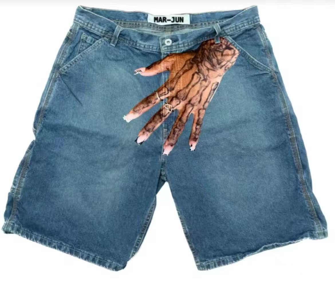 Deeptown Y2k ヴィンテージ原宿デニムショートパン - Street Fashion Jeans のレビューと価格