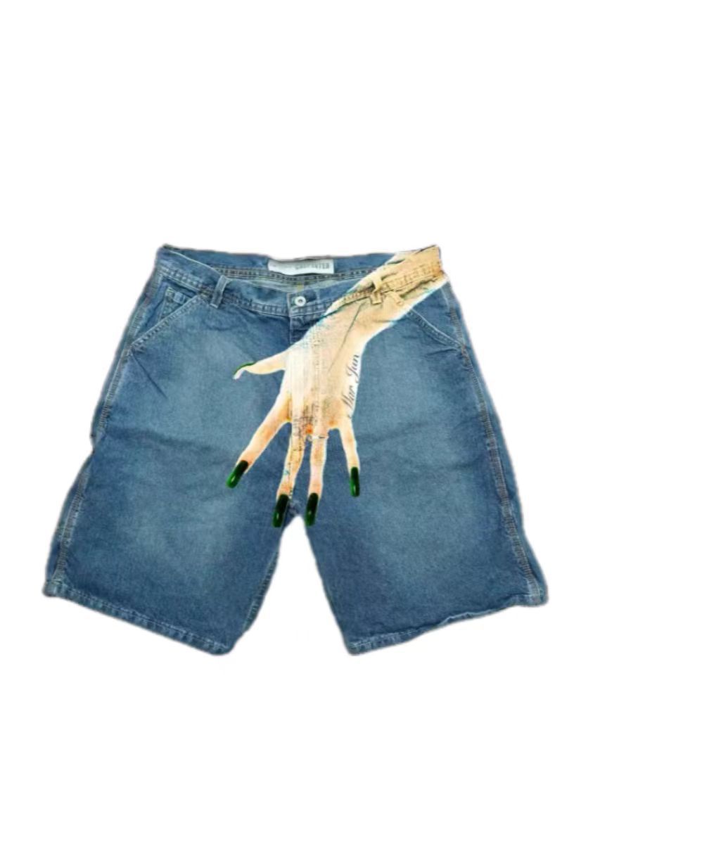 Deeptown Y2k ヴィンテージ原宿デニムショートパン - Street Fashion Jeans のレビューと価格