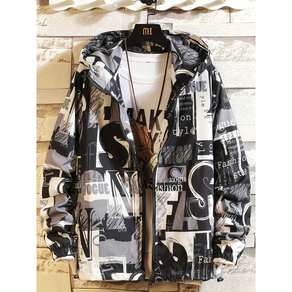ストリートファッションヴォーグテキストレターフード付きウィン - Street Fashion Vogue のレビューと価格