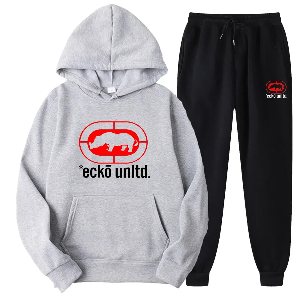 エコウ・アンリミテッド ライノロゴ スウェットスーツ パーカ - Street Fashion Winter のレビューと価格