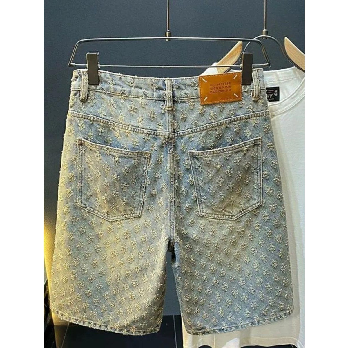 夏のハイストリートデニムショーツ メンズカジュアルジーンズシ - Street Fashion Jeans のレビューと価格