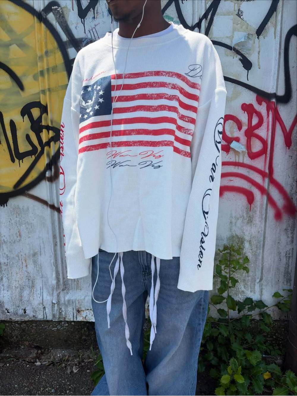 2026年秋新作 Y2K アメリカンレトロ フラッグプリント - Street Fashion For 2026 のレビューと価格