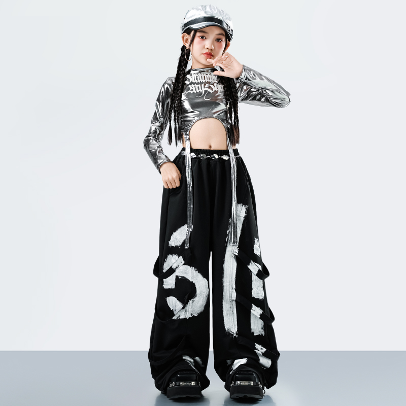 韓国 Y2K キッズストリートウェアスタイルヒップホップダン - Street Fashion Outfit のレビューと価格