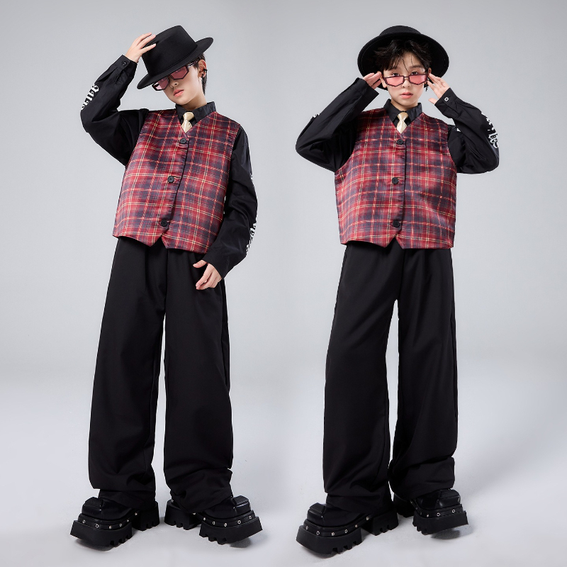 ファッションボーイズストリートウェア服セットクールジャズダン - Street Fashion For Boy のレビューと価格