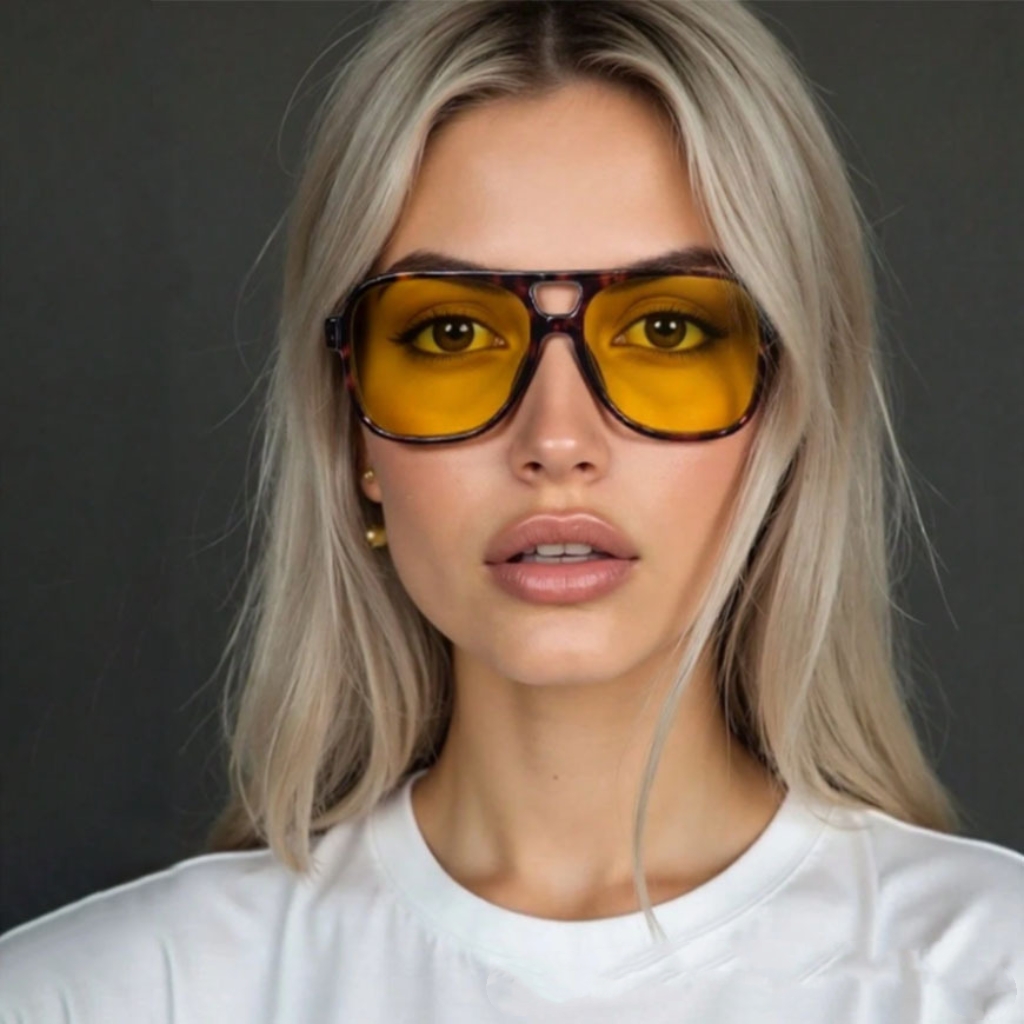 新しいヴィンテージクラシックデザイナーダブルブリッジパイロッ - Street Fashion Brands のレビューと価格