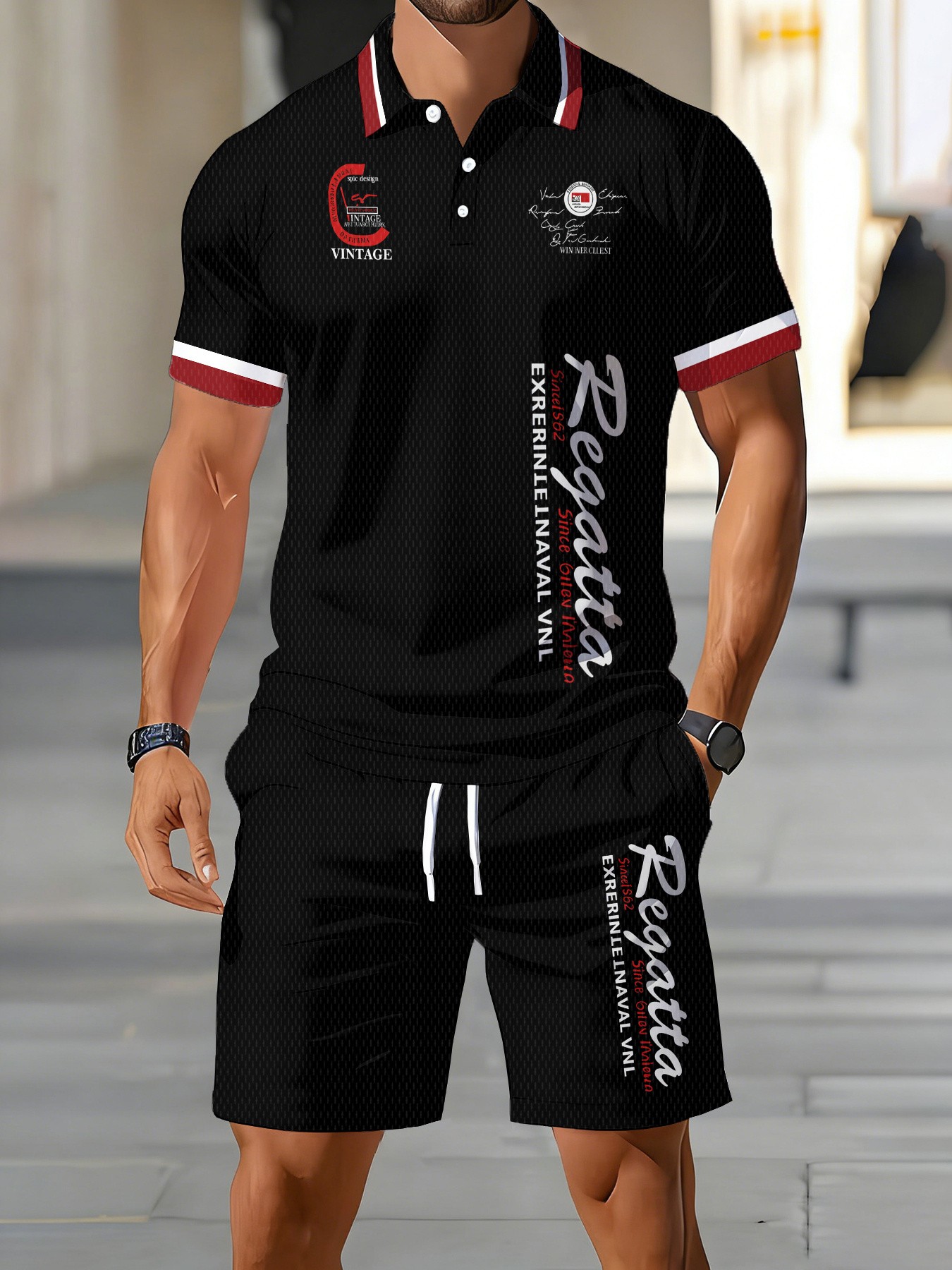 2026年夏新作メンズポロシャツセット - ストリートカジュ - Street Fashion For 2026 のレビューと価格