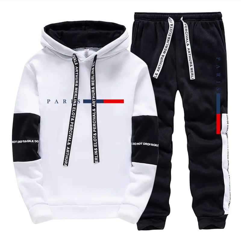 メンズセット/パーカー/パンツ パリファッション 秋冬 カジ - Street Fashion Winter のレビューと価格