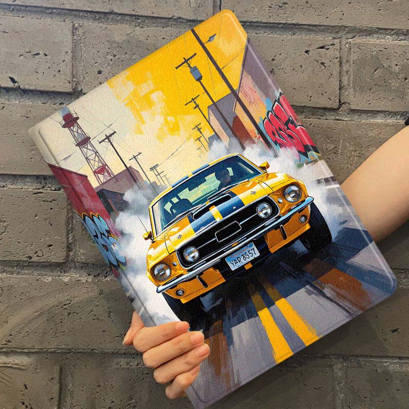 イエローマスタングストリートグラフィティスモークサムスンギャ - Street Fashion Graffiti のレビューと価格