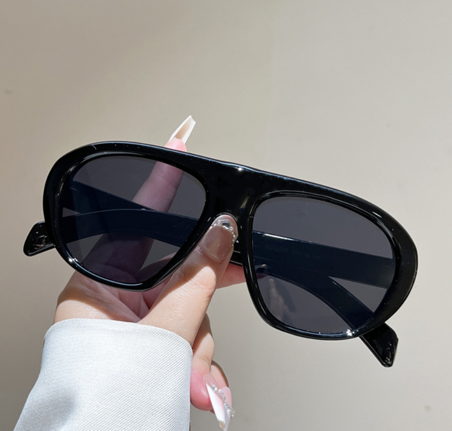 新しい特大パイロットサングラス女性男性ヴィンテージブランドサ - Street Fashion Brands のレビューと価格