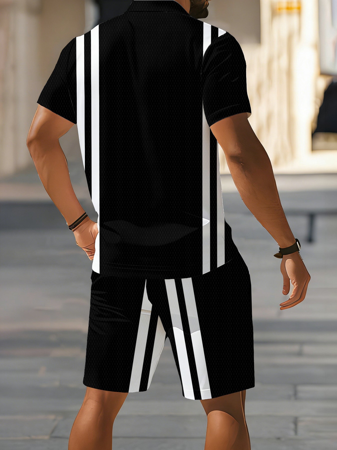 2026年夏新作デザイン アメリカンメンズ半袖ポロシャツセッ - Street Fashion For 2026 のレビューと価格