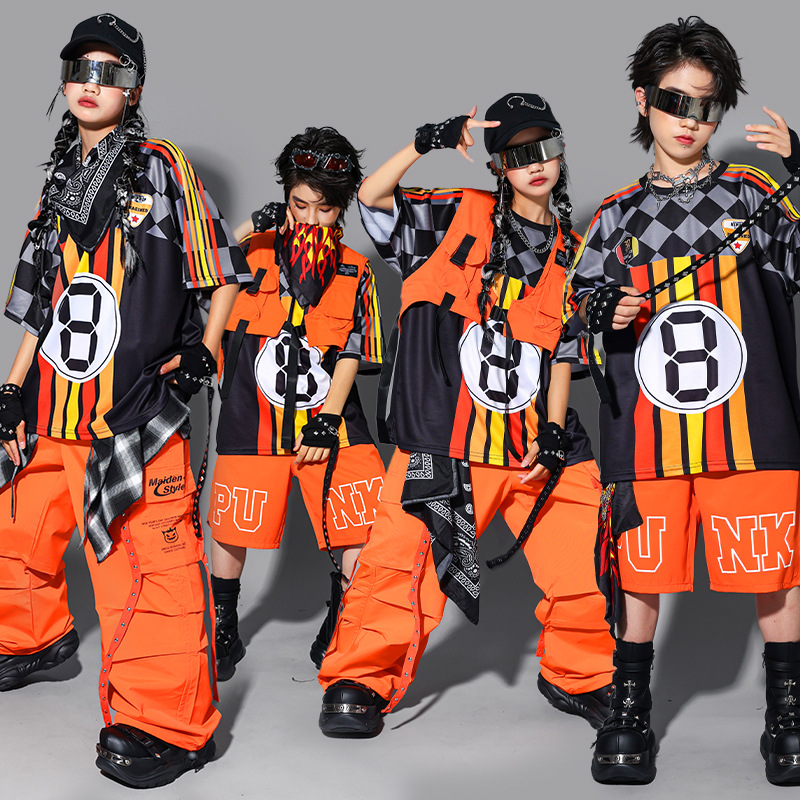 男の子用ヒップホップファッションK-POPストライプトップス - Street Fashion For Boy のレビューと価格